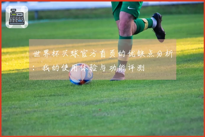 世界杯买球官方首页的优缺点分析：我的使用体验与功能评测